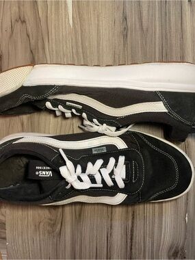 Vans Range EXP sneakers, featuring a black suede and canvas